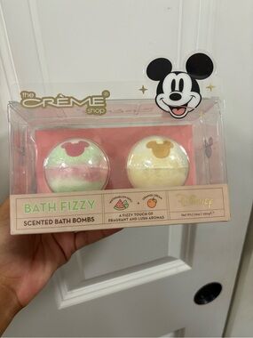 Disney Mickey x Crème Shop Bath Fizzy Scented Bath Bombs
